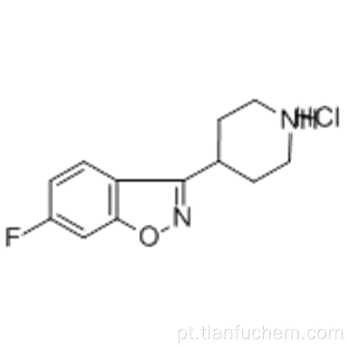 Cloridrato de 6-fluoro-3- (4-piperidinil) -1,2-benzisoxazole CAS 84163-13-3